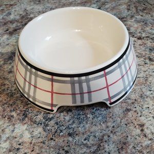 Burberry ceramic dog bowl